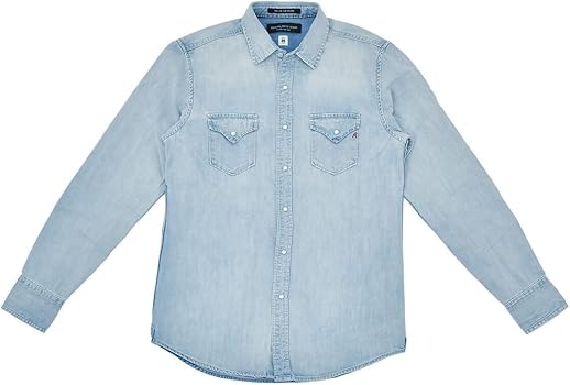 Saint Laurent デニムシャツ 長袖 SAINT LAURENT デニムシャツ 長袖ライトブルー